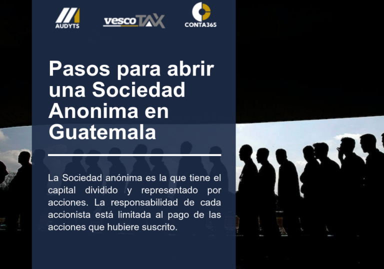 Crea tu sociedad anónima en Guatemala: guía paso a paso